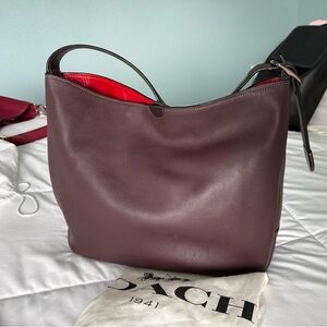 Coach Bedford Hobo in Oxblood